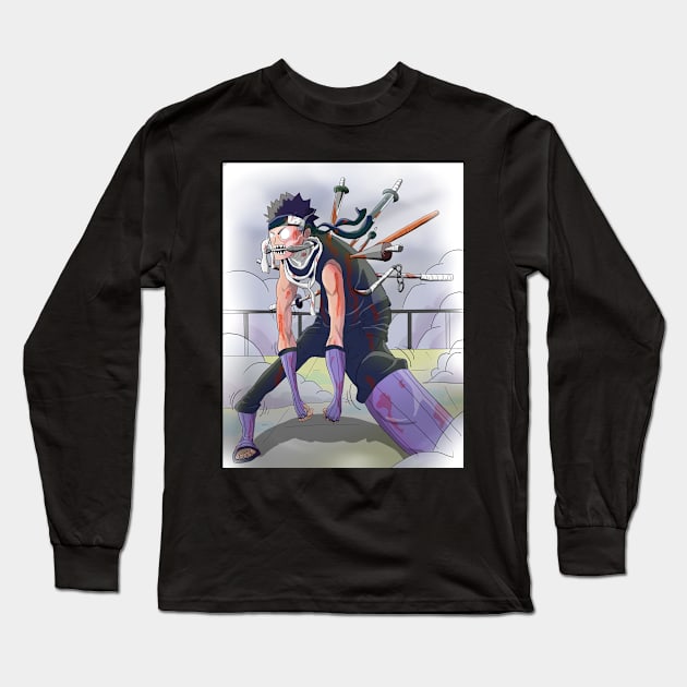 Zabuza momochi Long Sleeve T-Shirt by alchimist